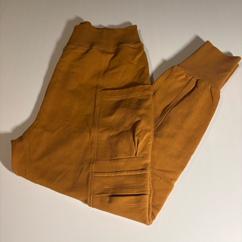 Ampersand Avenue Tapered Cargo Jogger Pants Women’s Sz M Brown Athleisure - Picture 9 of 12